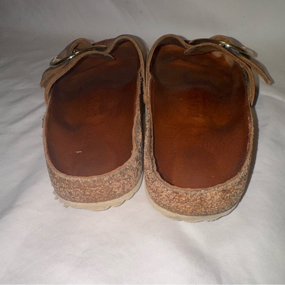 Birkenstock Madrid Big Buckle Brown Costal Cottagecore Sandals 39, Single Strap - Picture 3 of 5